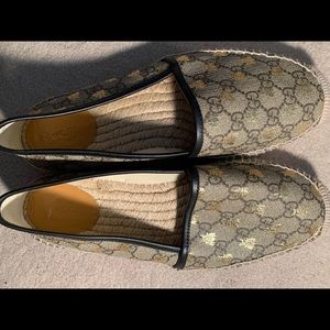 Gucci GG Supreme bees espadrille